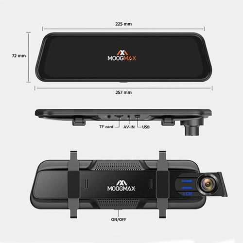 كاميرا داش كام امامية وخلفية من موج ماكس
