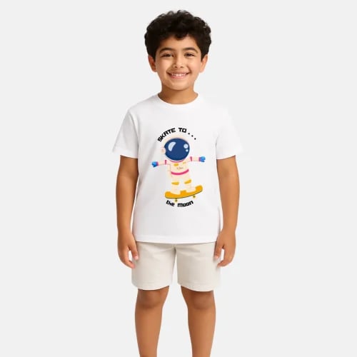 Skate to the Moon Tee