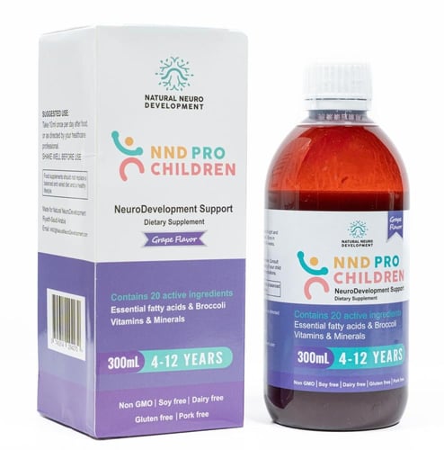 المكمل الغذائي الطبيعي ان ان دي للأطفال - يحتوي ال...