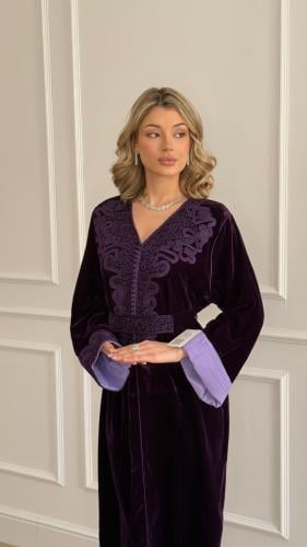 قفطان مخمل موف