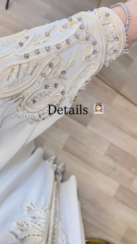 قفطان أبيض عروس