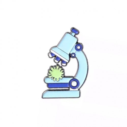 دبوس مجهر أزرق