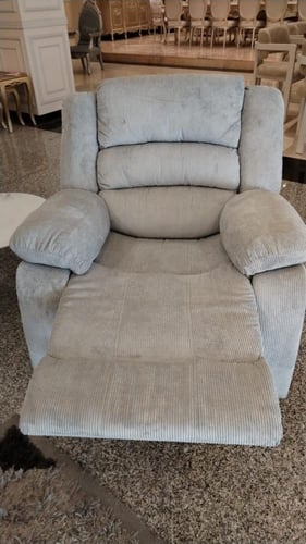 غرفة جلوس استرخا كاملة ء 6 أشخاص رمادي فاتح