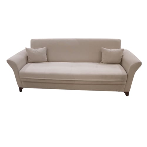 صوفة بلون البيج الهادئ تتحول الي سرير تتسع الى 3 ا...