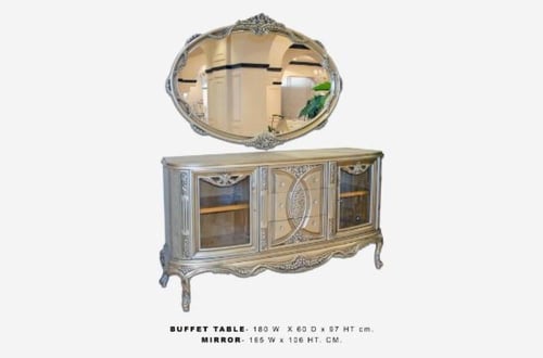 HUMMER غرفة طعام 10 كراسي + بوفيه