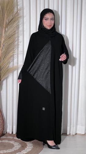 عباية كريب ملكي مع تدخيلة تفته