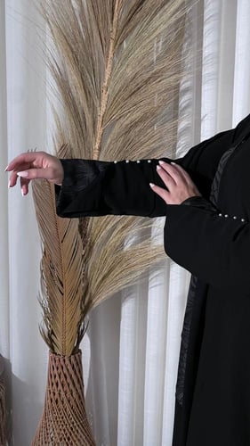 عباية كريب ملكي مع تدخيلة تفته