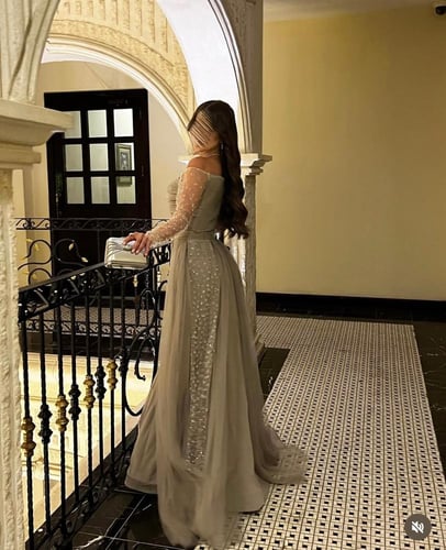 فستان سهرة باربي & تل