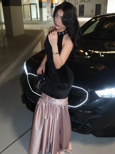 فستان مخمل كوري