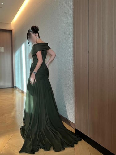 فستان سهرة شيفون