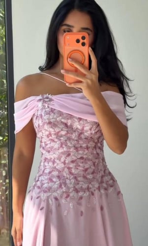 فستان ناعم شيفون