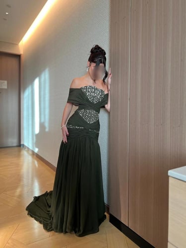 فستان سهرة شيفون