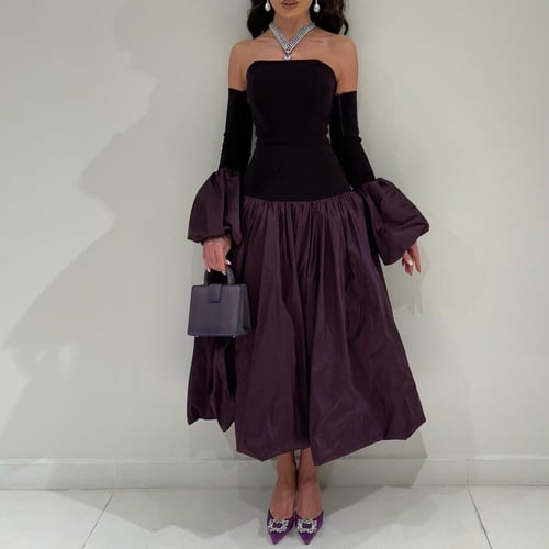 فستان كريب باربي شانطون