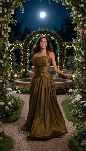 فستان سهرة شانطون دبل كلوش