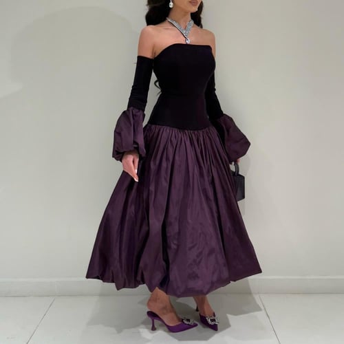 فستان كريب باربي شانطون