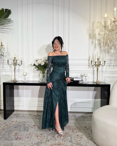 فستان سهرة دانتيل