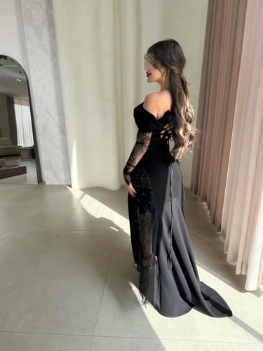 فستان سهرة باربي مع دانتيل