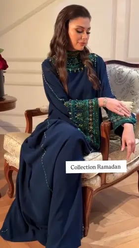 دراعه بتصميم قطري مطرزه