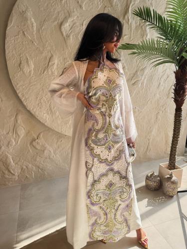 فستان رمضان مع بشت