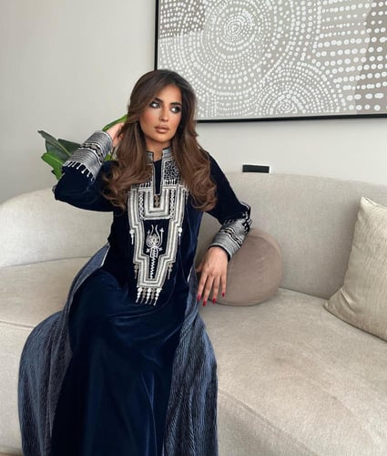 ثوب عسيري بتصميم عصري