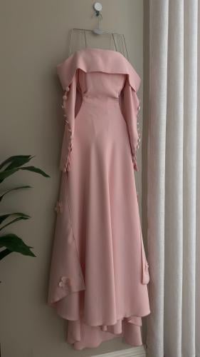 فستان ناعم اوف شولدر انيق