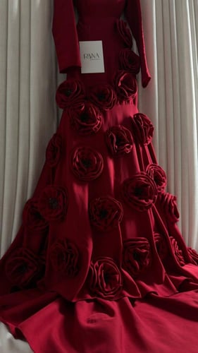 فستان فخم يناسب المناسبات الخاصة الراقية