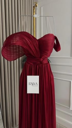 فستان ناعم اوف شولدر انيق