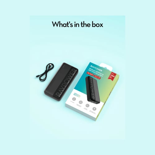 باور بانك 20 الف ملي امبير مع 3 مخارج بقوة 20 واط