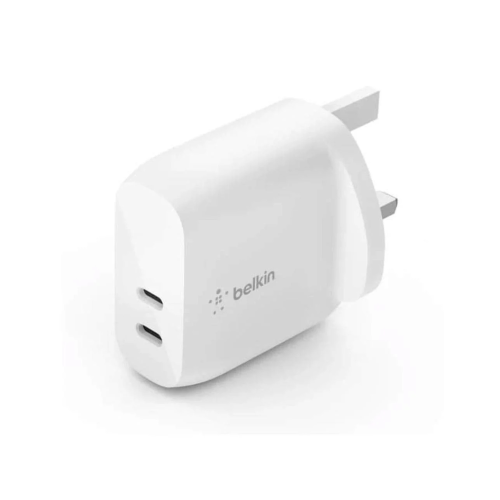 شاحن حائط Belkin مزدوج USB-C بقوة 40 واط