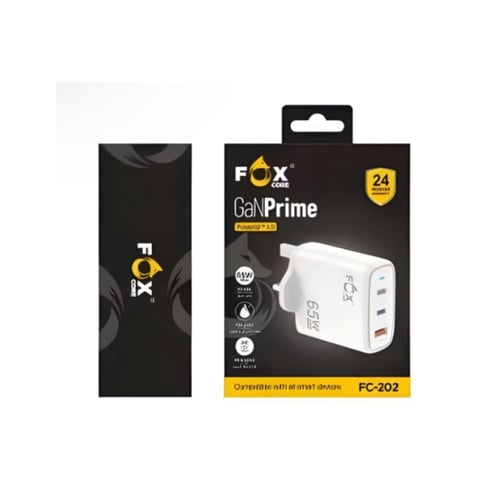 رأس شاحن FOX Core GaN 65W سريع