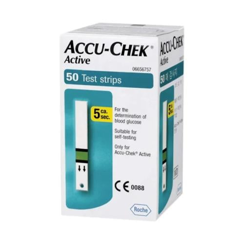 أكواتشيك شرائط اختبار نسبة السكر في الدم 50