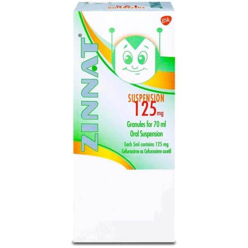 Zinat 125 mg/ml suspension 70 ml