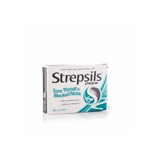 Menthol Strepsils Lozenges 24 tablets