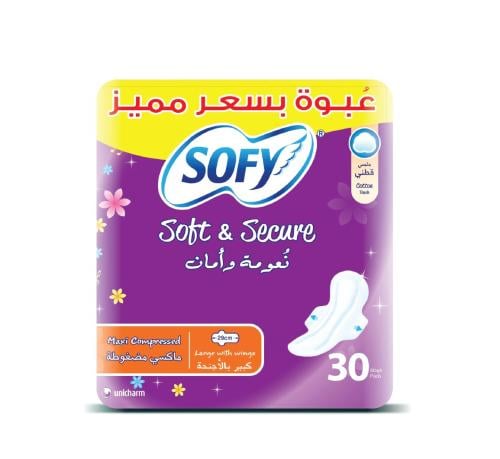 فوط صحية صوفي ناعمة وآمنة 30 حبة