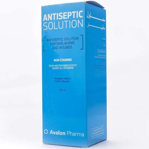بخاخ محلول مطهر أفالون 10% بوفيدون اليود 250 مل