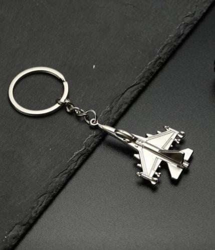 Military aircraft keychain