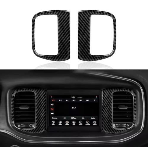 Carbon fiber decor, central air vents, Charger 201...