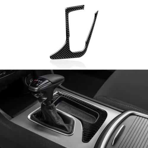 Carbon fiber interior gear shift decoration for Ch...
