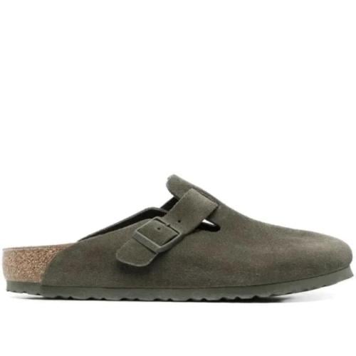 Birkenstock Boston suede clogs