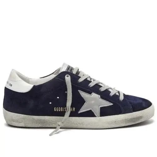 Golden goose Superstar distressed lace- up sneaker...