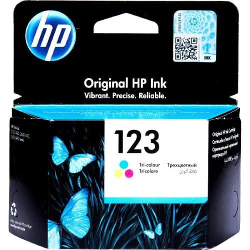 حبر طابعة 123 hp ملون