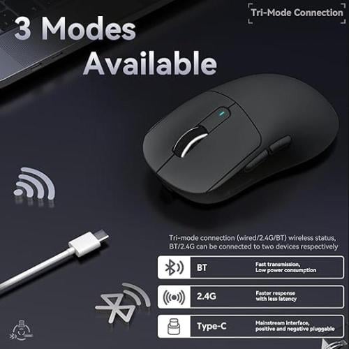 ماوس اتاك شارك اكس 3 ( اسود) - Attack Shark X3 Mouser ( Black)