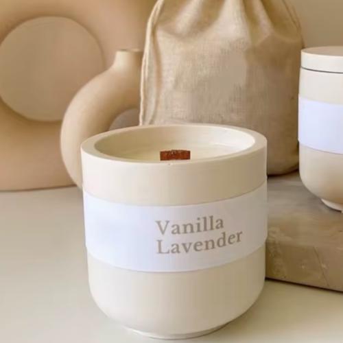 شمعة فانيلا لافندر للجسم | Vanilla Lavender Body C...