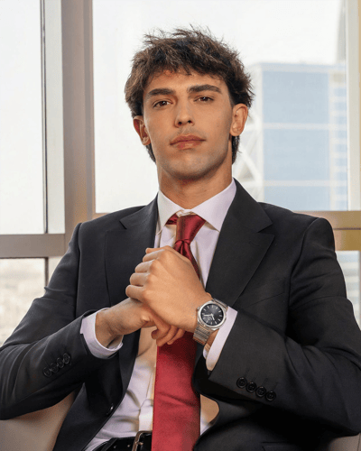 ساعة رجالية ماركة بنفيت فضي مينا رمادي موديل BNSSG...