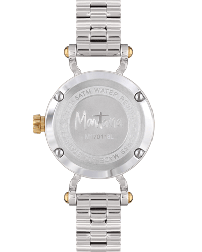 ساعة نسائية ماركة مونتانا فضي ذهبي M170118L
