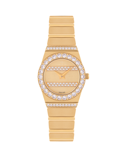 ساعة نسائية ماركة دي كي ذهبي DKGP2352