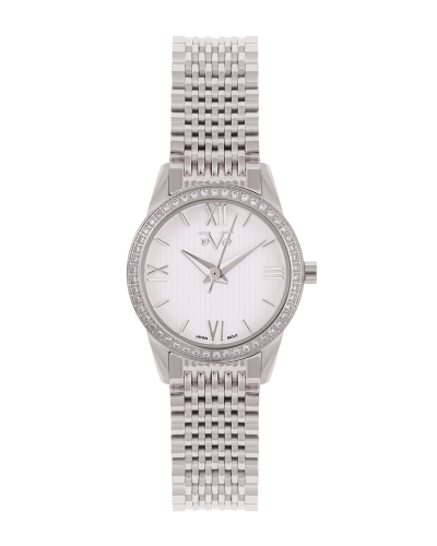 ساعة نسائية ماركة V19.69 فضي مينا ابيض موديل VSSW0...