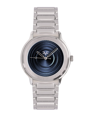 ساعة رجالية ماركة V19.69 فضي مينا ازرق موديل VSSBL...