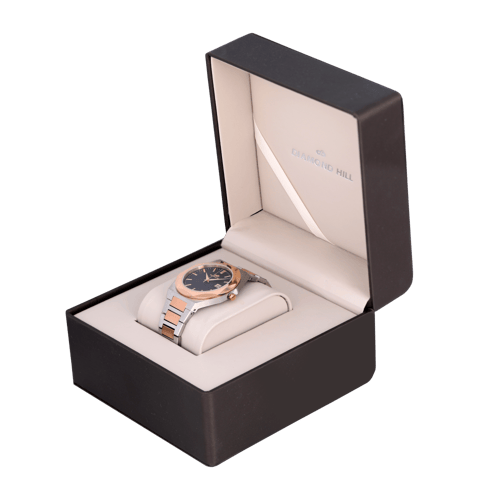 ساعة رجالية ماركة دايموند هيل روز فضي موديل DHTTRG...