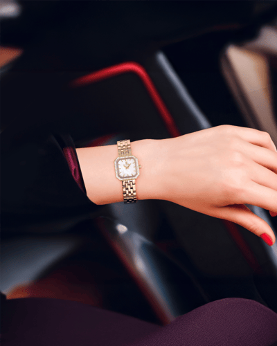 ساعة نسائية ماركة بنفيت ذهبي مينا صدفي موديل BNGPW...